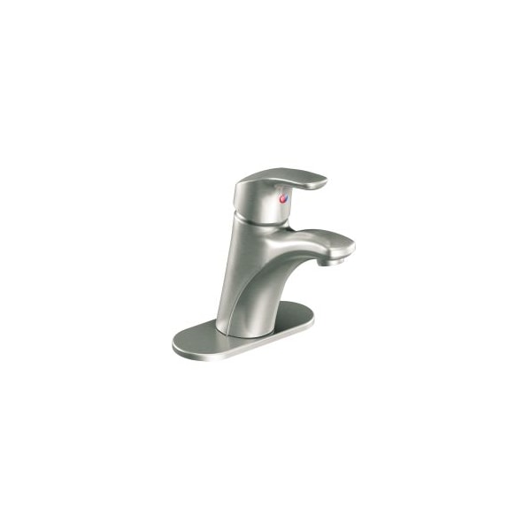 Brushed Nickel One-Handle Bathroom Faucet